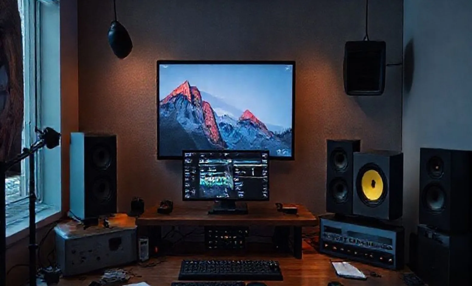 Audio content creation workspace